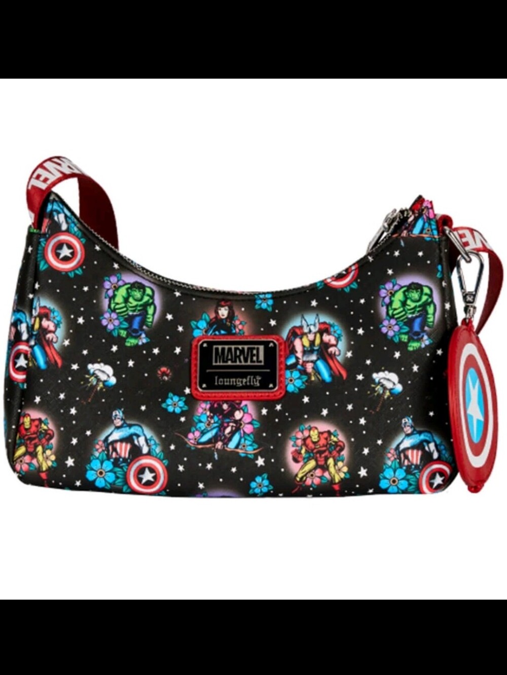 LOUNGEFLY MARVEL SUPERHERO CROSSBODY
